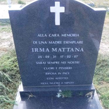 MATTANA Irma 1931-2007