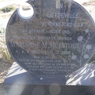 McINTOSH Marianne M. 1952-1998