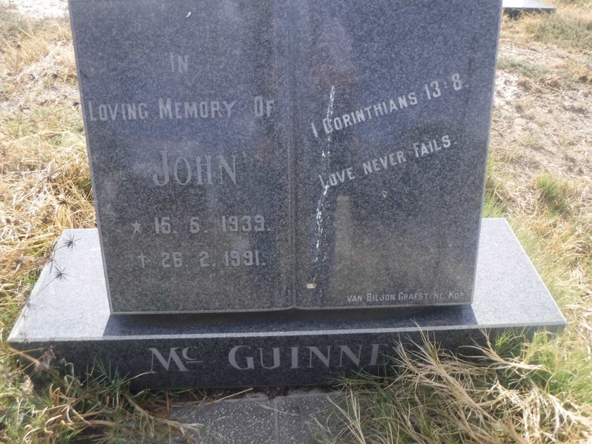 MC GUINESS John 1939-1991