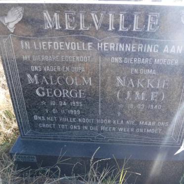 MELVILLE Malcolm George 1935-1999 &amp; J.M.F. 1940-