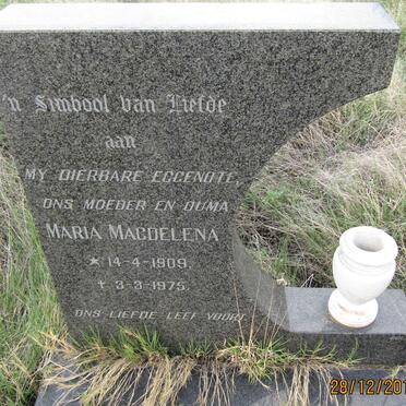 MEINTJES Maria Magdelena 1909-1975