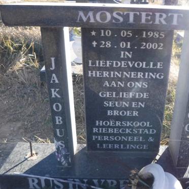MOSTERT Jakobus 1985-2002