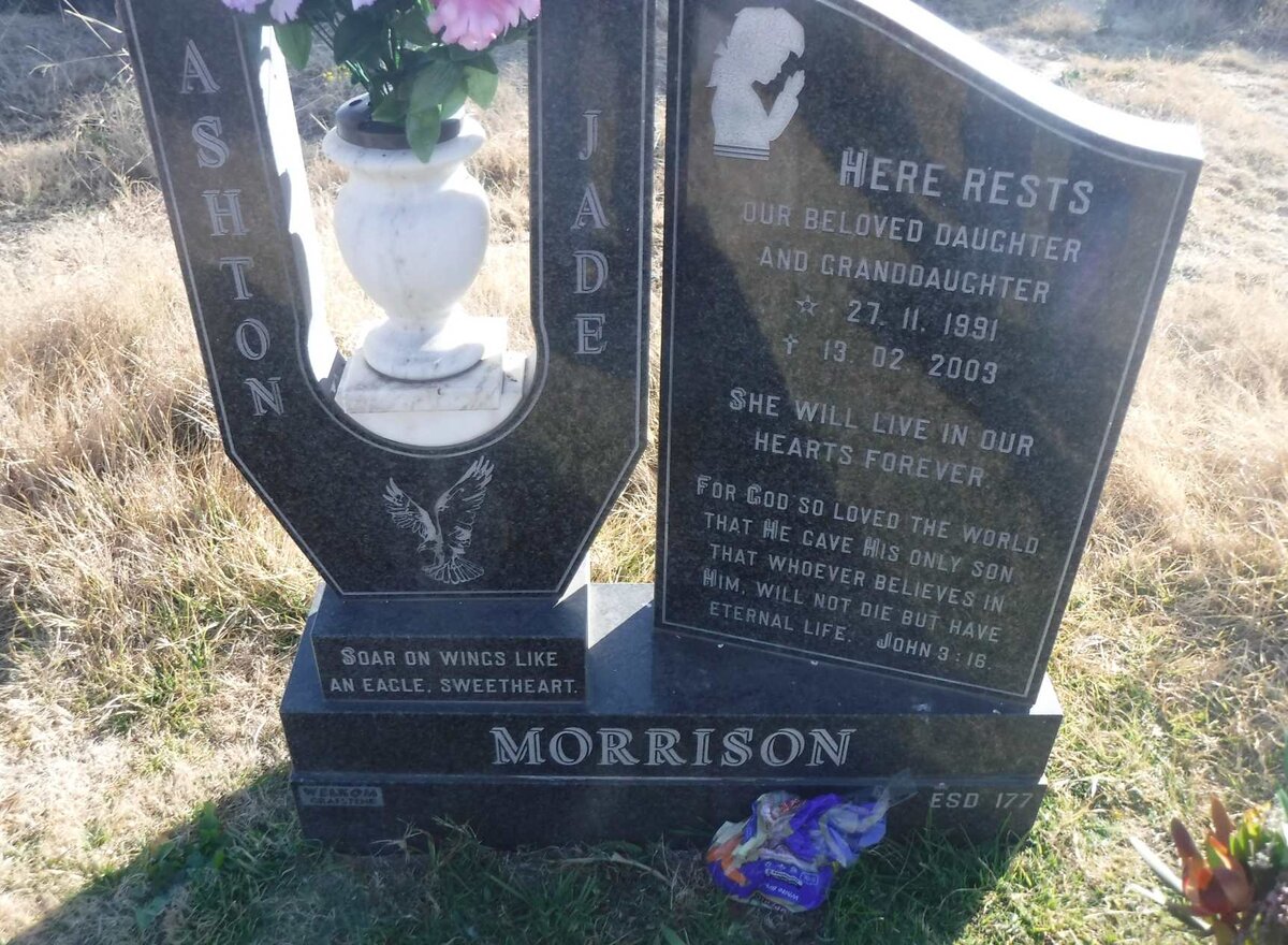 MORRISON Ashton Jade 1991-2003