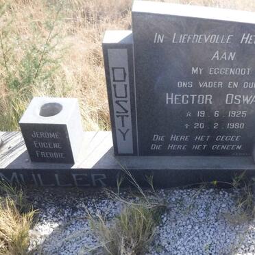 MULLER Hector Oswald 1925-1980 & Peggy Blossom 1929-
