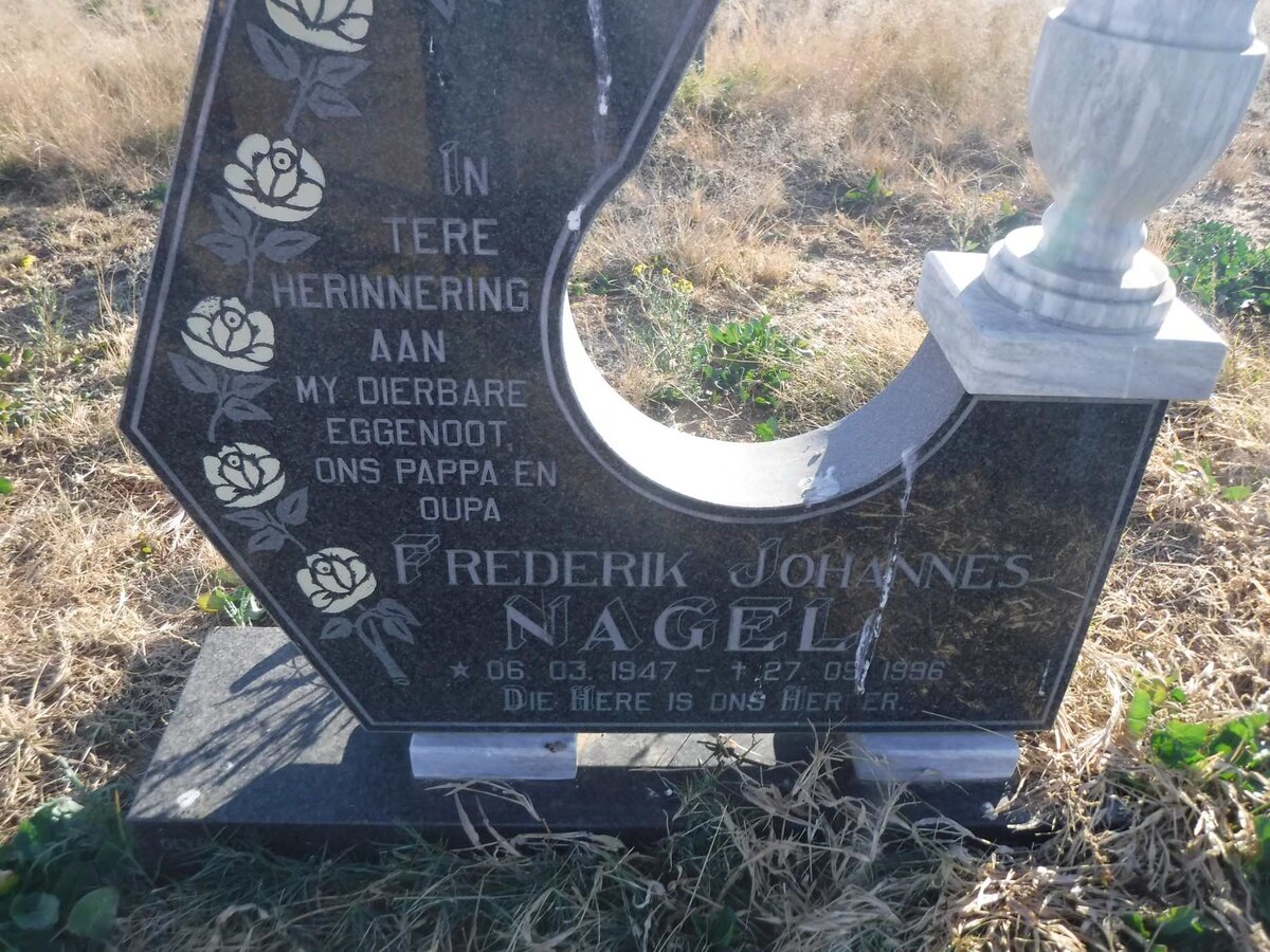 NAGEL Frederik Johannes 1947-1996