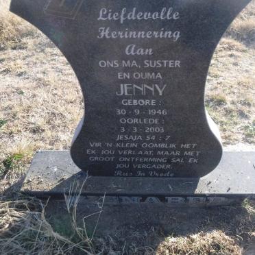 NIENABER Jenny 1946-2003