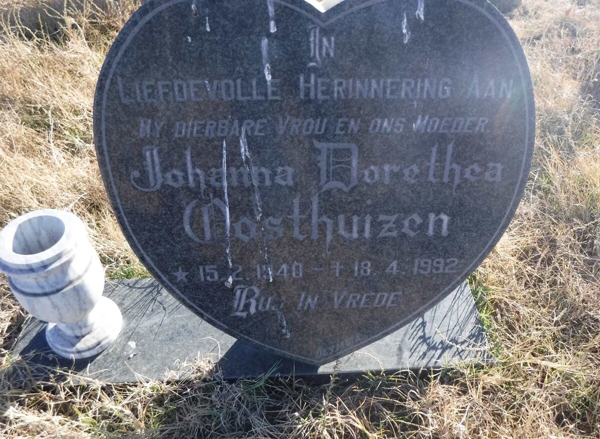 OOSTHUIZEN Johanna Dorethea 1940-1992