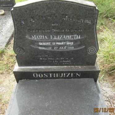OOSTHUIZEN Maria Elizabeth 1949-1969