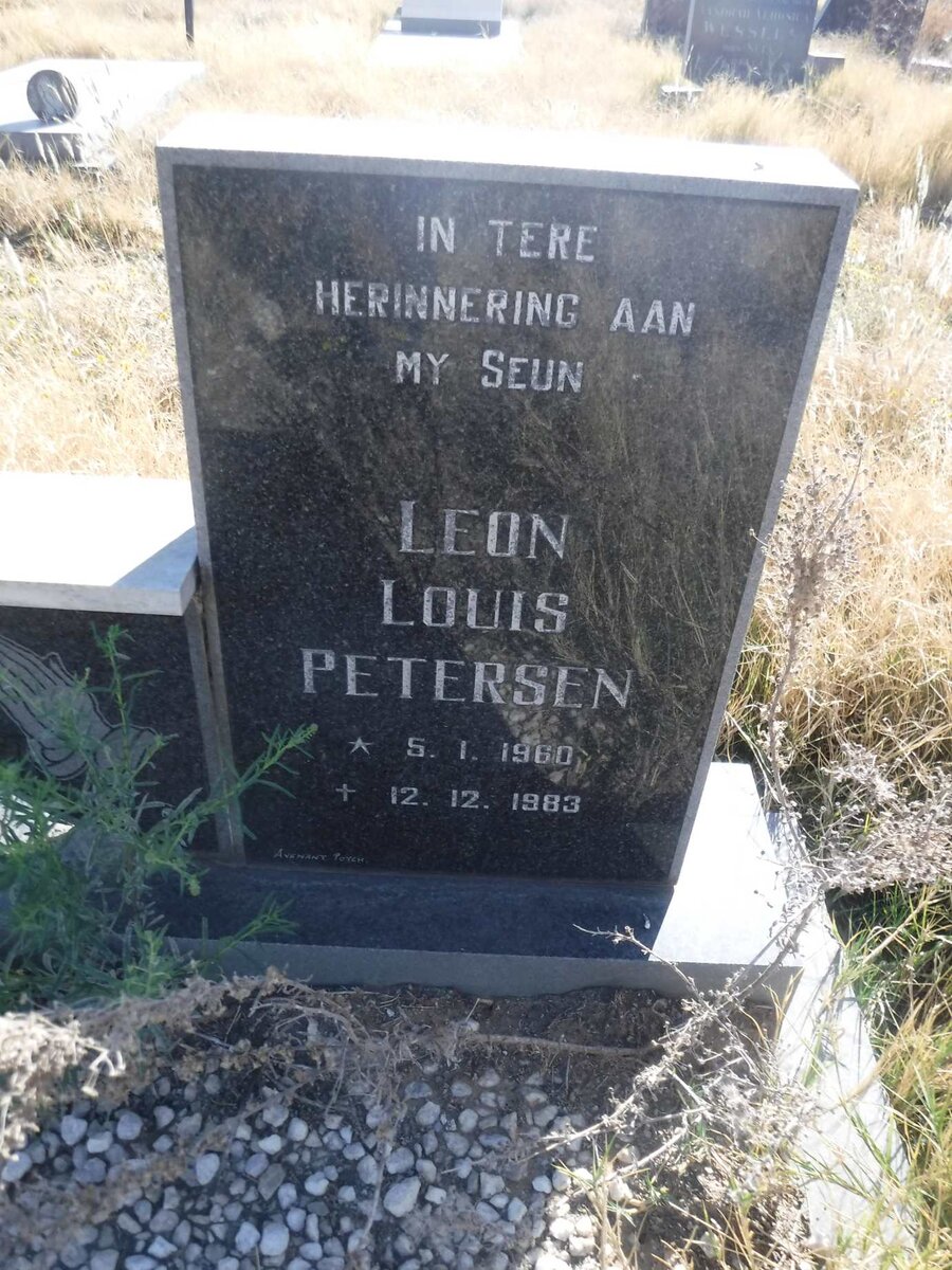 PIETERSEN Leon Louis 1960-1983