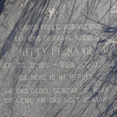PIENAAR Kitty 1891-1981