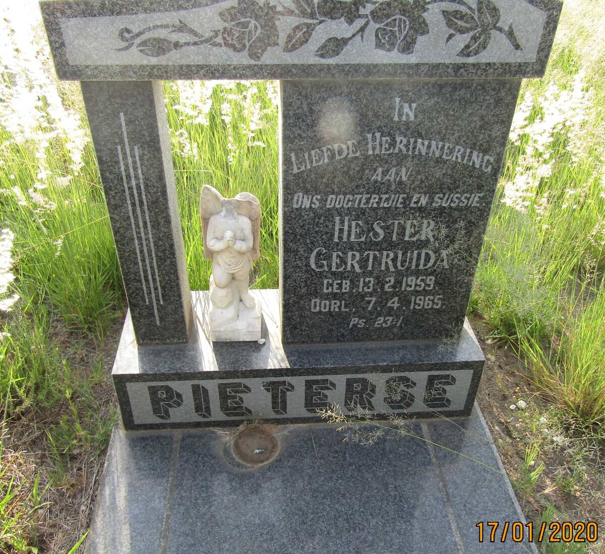 PIETERSE Hester Gertruida 1959-1965