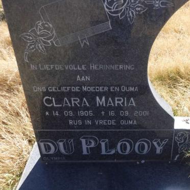 PLOOY Clara Maria, du 1905-2001