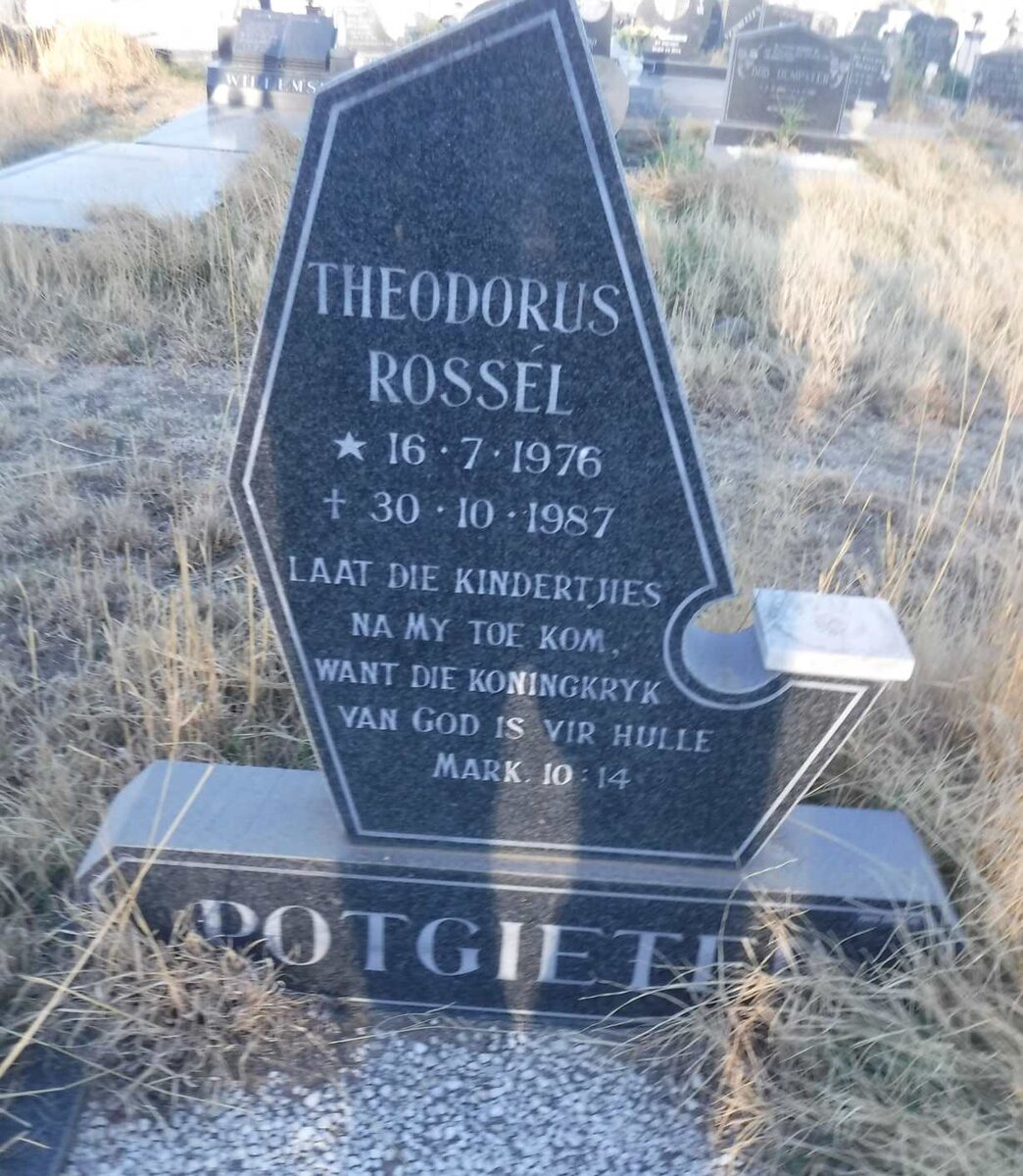 POTGIETER Theodorus Rossel 1976-1987