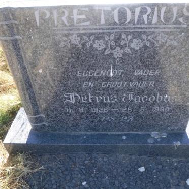 PRETORIUS Petrus Jacobus 1926-1988