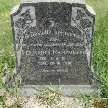 RADEMEYER Ferreira 1911-1964