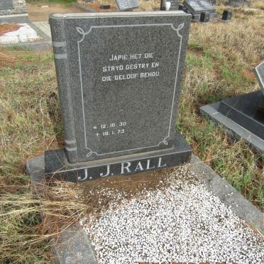 RALL J.J. 1930-1973