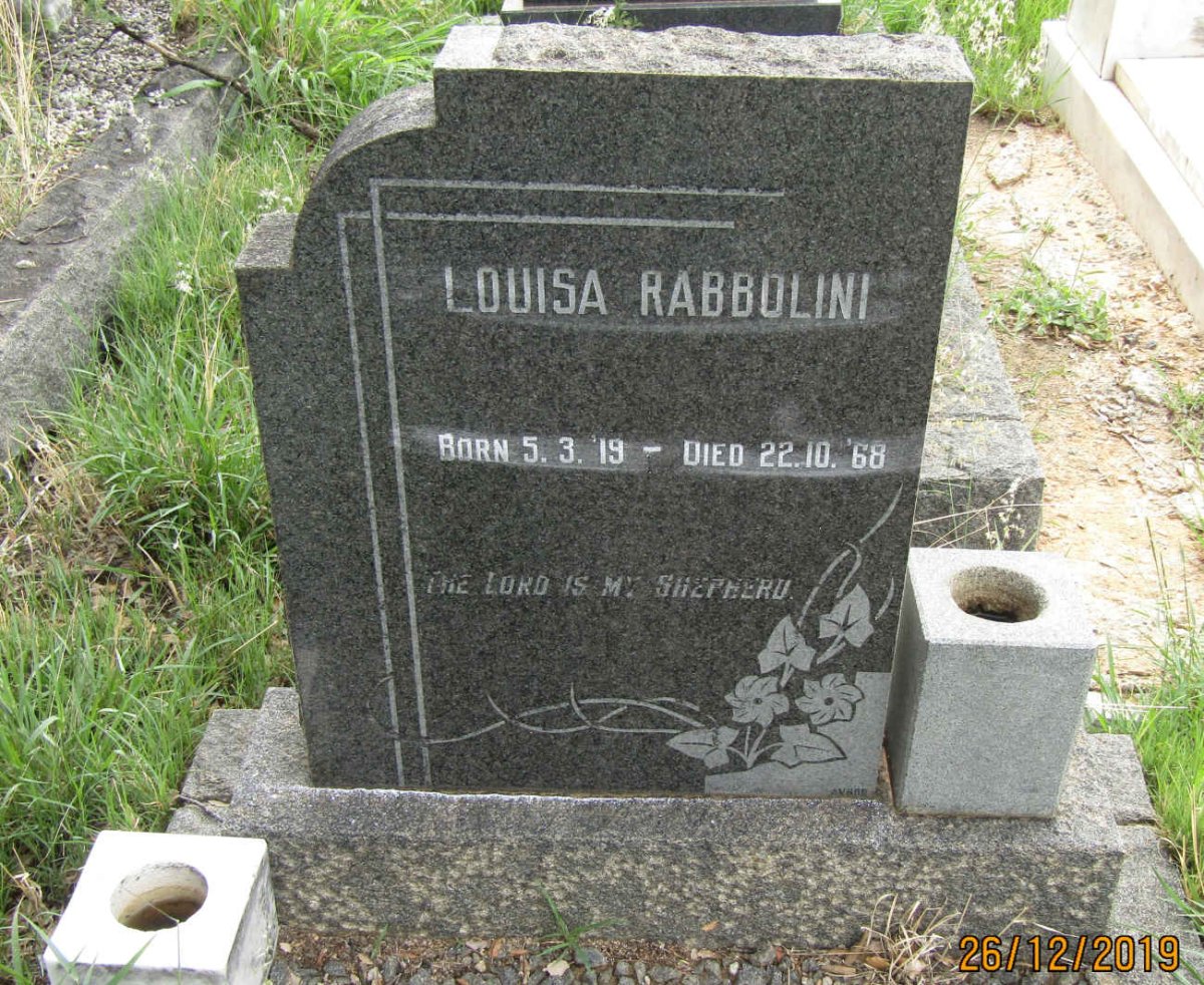 RABBOLINI Louisa 1919-1968