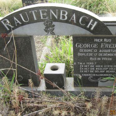 RAUTENBACH George Frederik 1917-1974