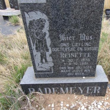 RADEMEYER Reinette 1976-1981