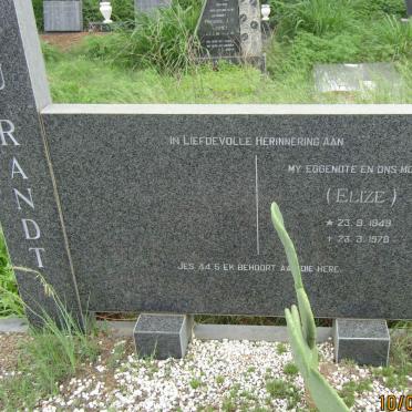 RANDT Elize, du 1949-1978