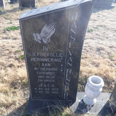 RENSBURG Jaco, Janse van 1970-1996