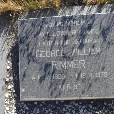 RIMMER George William 1920-1979