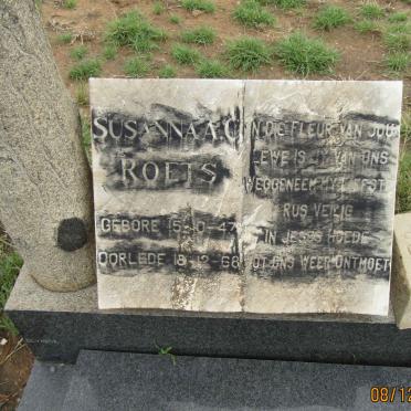 ROETS Susanna A.C. 1947-1968