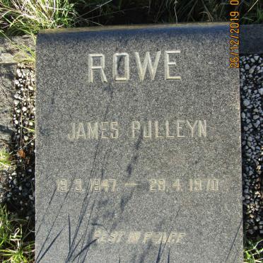 ROWE James Pulleyn 1947-1970