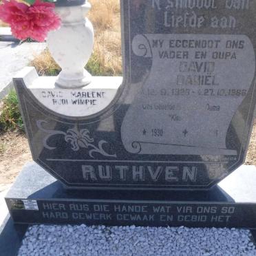 RUTHVEN David Daniel 1928-1986