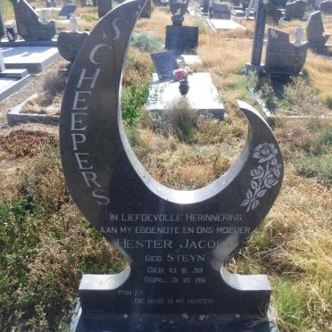 SCHEEPERS Hester Jacoba nee STEYN 1939-1986