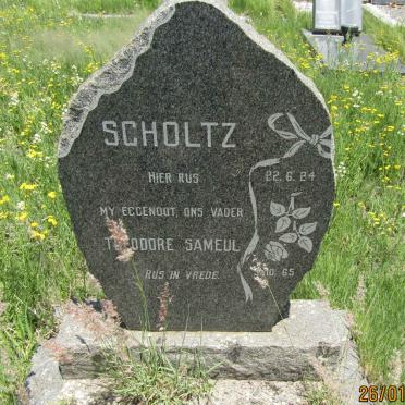 SCHOLTZ Theodore Sameul 1924-1965
