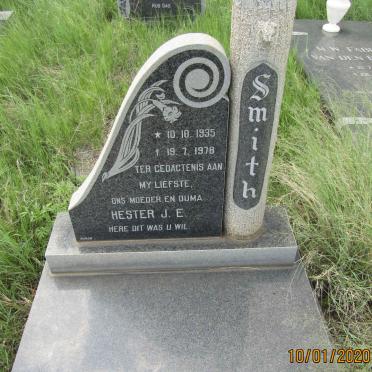 SMITH Hester J.E. 1935-1978