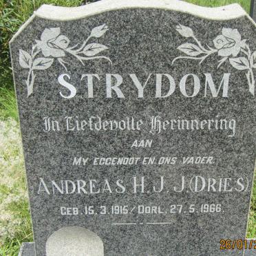 STRYDOM Andreas H.J.J. 1915-1966