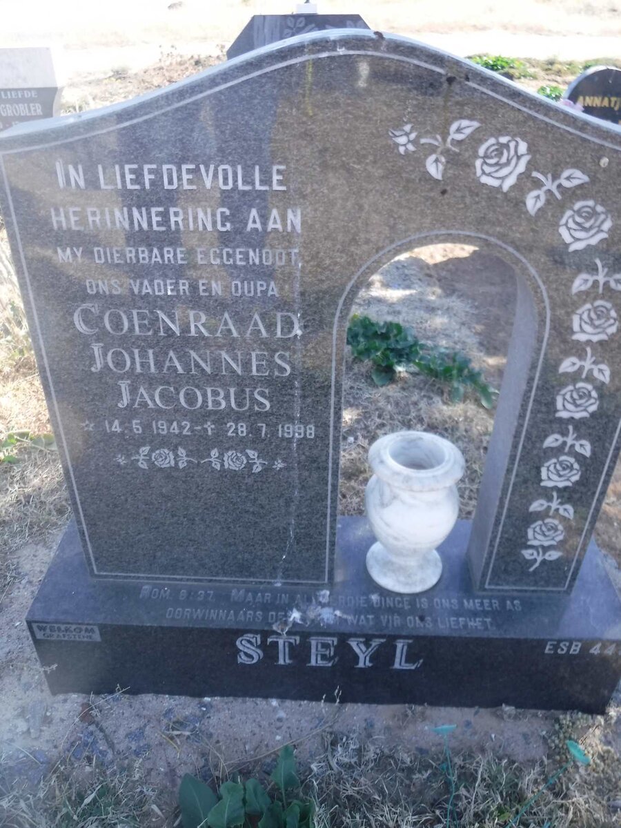 STEYL Coenraad Johannes Jacobus 1942-1998