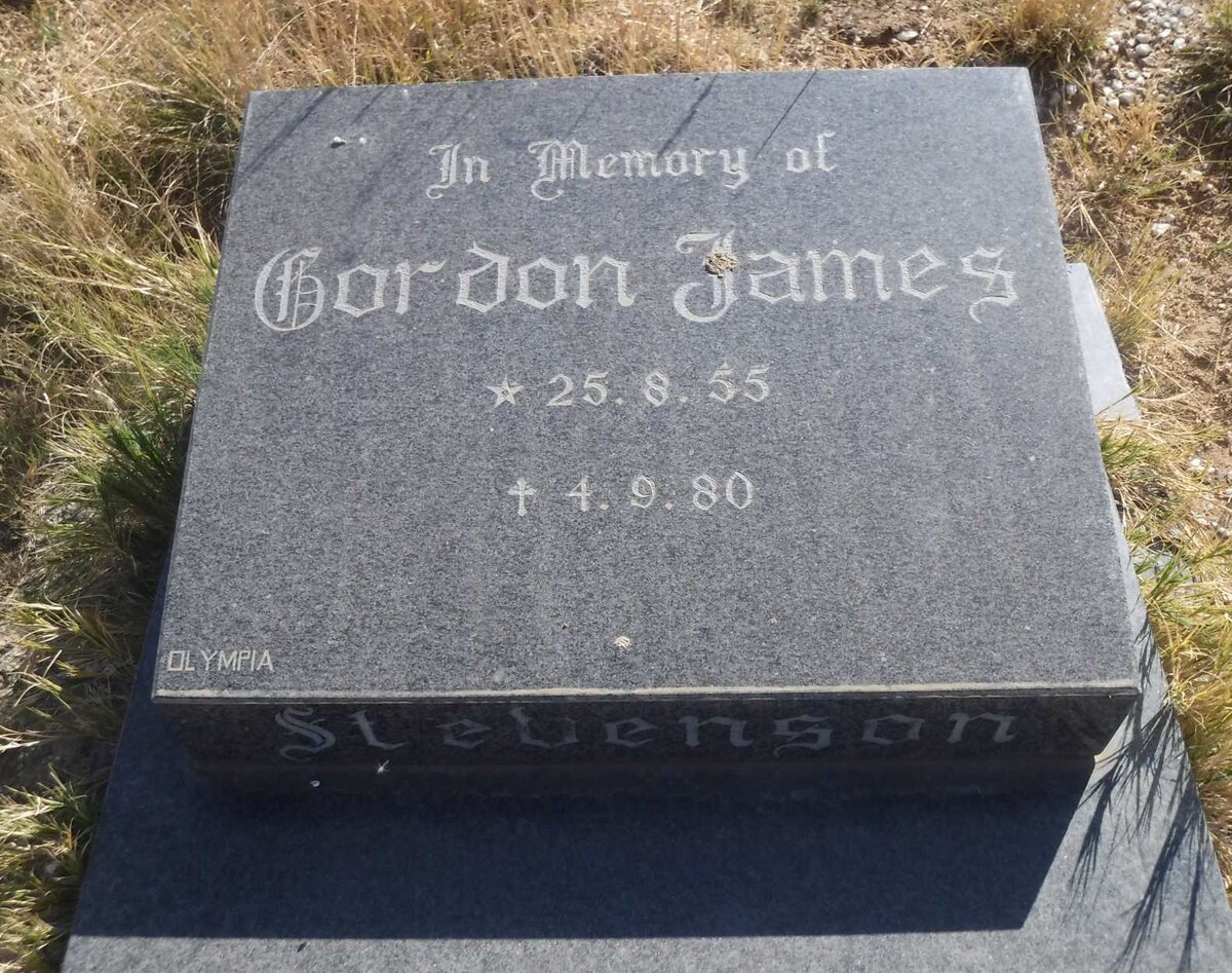 STEVENSON Gordon James 1955-1980