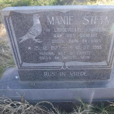 STEYN Manie 1927-1995