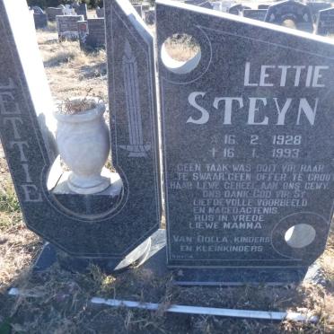 STEYN Lettie 1928-1993