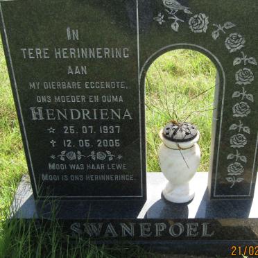 SWANEPOEL Hendriena 1937-2005
