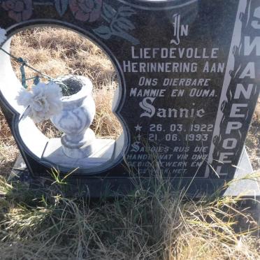 SWANEPOEL Sannie 1922-1993