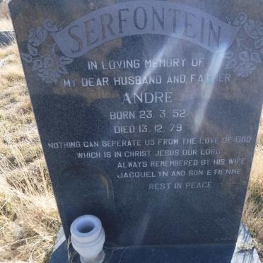 SERFONTEIN André 1952-1979