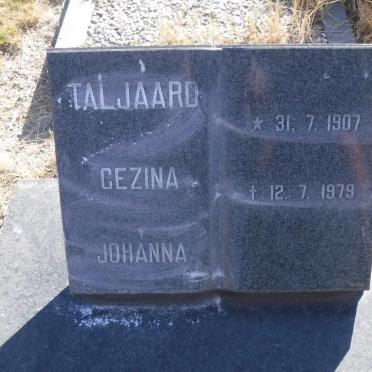 TALJAARD Gezina Johanna 1907-1979