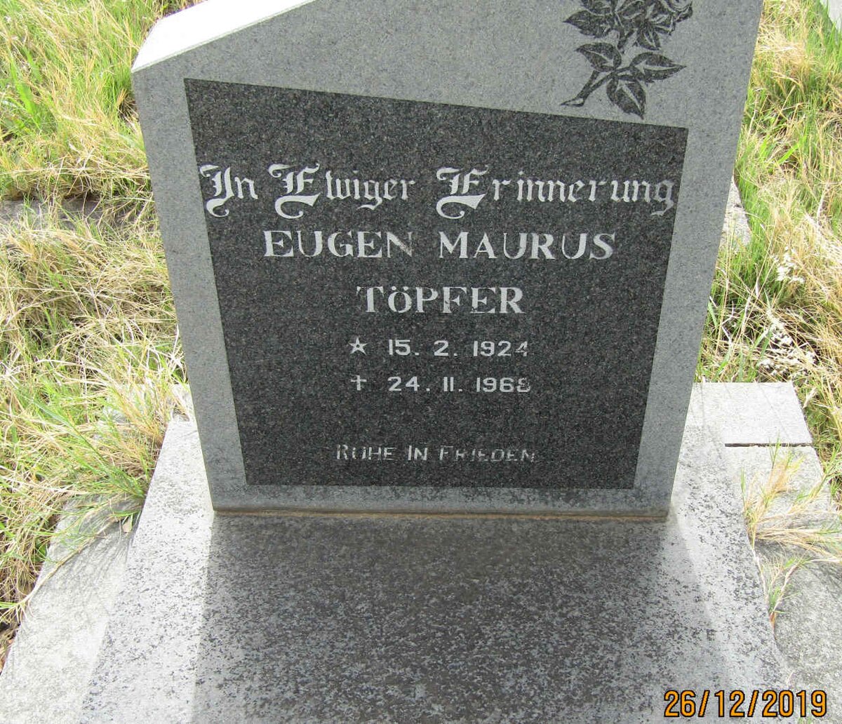 TOPFER Eugen Maurus 1924-1968