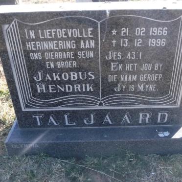 TALJAARD Jakobus Hendrik 1966-1996