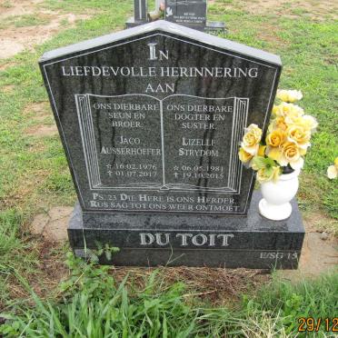 TOIT Jaco Ausserhoffer, du 1976-2017 :: DU TOIT Lizelle Strydom 1981-2015