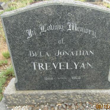 TREVELYAN Bela Jonathan 1886-1968