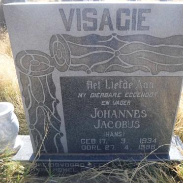 VISAGIE Johannes Jacobus 1934-1986
