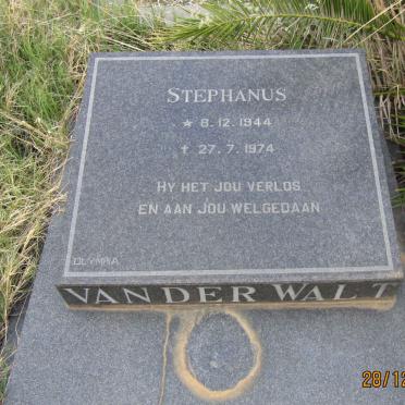 WALT Stephanus, van der 1944-1974