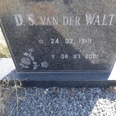 WALT D.S., van der 1919-2001