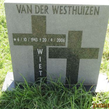 WESTHUIZEN Wietz, van der 1943-2006