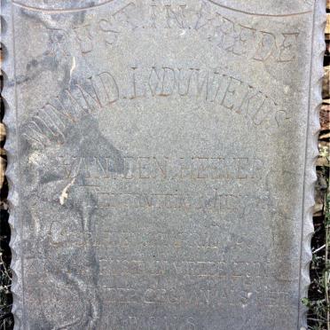 HEEVER Wynand Loduwiekus, van den 1879-1909